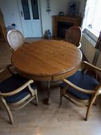 Eetkamerstoelen / Tafel Creafort Cottage Gouda, 4 tot 6 stoelen, Zo goed als nieuw, Ophalen
