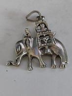 Een prachtige silvere hanger met  Olifant  4 x 3 cm, Nieuw, Ophalen of Verzenden, Zilver, Dier
