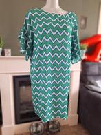 La Fee Maraboutee groen blauw viscose jurk 40 gratis verz NL, Maat 38/40 (M), La Fee Maraboutee, Verzenden, Zo goed als nieuw