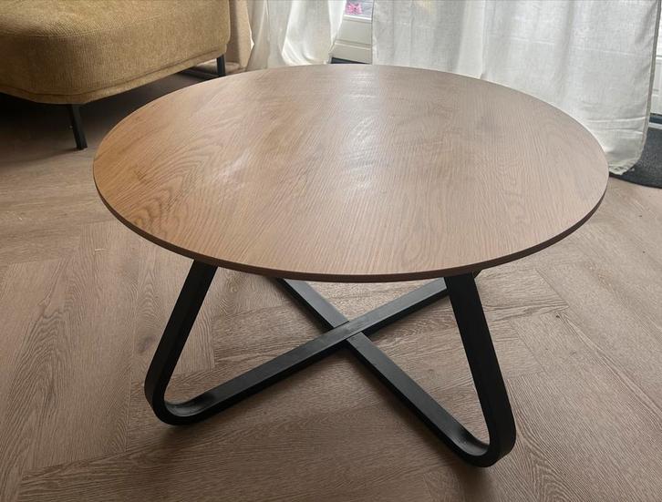 Ronde salontafel, Huis en Inrichting, Tafels | Salontafels, Zo goed als nieuw, Minder dan 50 cm, 50 tot 100 cm, Rond, Ophalen