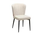 Eetkamerstoel Fourty -Stof- Pearl (nog 2 showroommodellen), Huis en Inrichting, Stoelen, Ophalen, Nieuw, Stof, Eén