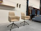 2 Leolux Gyon Bureaustoel Design stoel leer Blossom Flex, Leolux, Twee, Overige kleuren, Nieuw