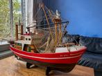 Urker boomkorkotter scheepsmodel hout, Ophalen of Verzenden, Gebruikt, Overige merken