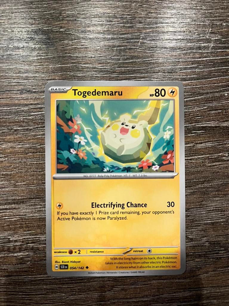 Togedemaru SCR 054/142, Ophalen of Verzenden, Zo goed als nieuw