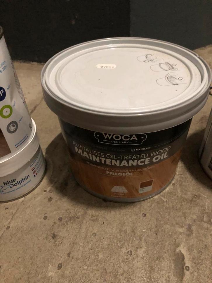 WOCA Onderhoudsolie naturel, Doe-het-zelf en Verbouw, Verf, Beits en Lak, Nieuw, Beits, Minder dan 5 liter, Overige kleuren, Ophalen of Verzenden