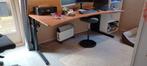 Bureau in hoogte verstelbaar 80x200, Ophalen, In hoogte verstelbaar, Gebruikt, Bureau