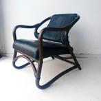 Vintage Esprit fauteuil, Huis en Inrichting, Fauteuils, Ophalen, Gebruikt, Leer, Nvt