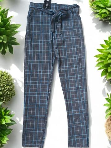 Geruite legging blauw M/L beschikbaar voor biedingen