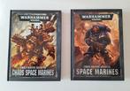 Warhammer (chaos) space marines 2 boeken, Ophalen of Verzenden, Zo goed als nieuw, Warhammer 40000, Boek of Catalogus