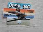 sticker OPEN DAG vliegbasis Volkel 1999, Verzamelen, Ophalen of Verzenden, Zo goed als nieuw, Overige typen