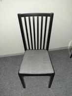 Vintage eetkamerstoelen (4x), Huis en Inrichting, Stoelen, Ophalen, Zwart, Zo goed als nieuw, Vier