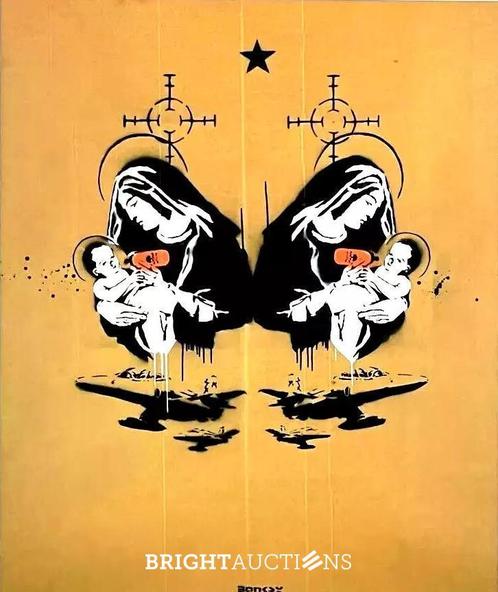 Toxic Mary - Banksy, Antiek en Kunst, Kunst | Schilderijen | Modern, Ophalen