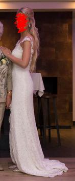 Prachtige trouwjurk ivoor, Ophalen of Verzenden, Zo goed als nieuw, Wit, Trouwjurk