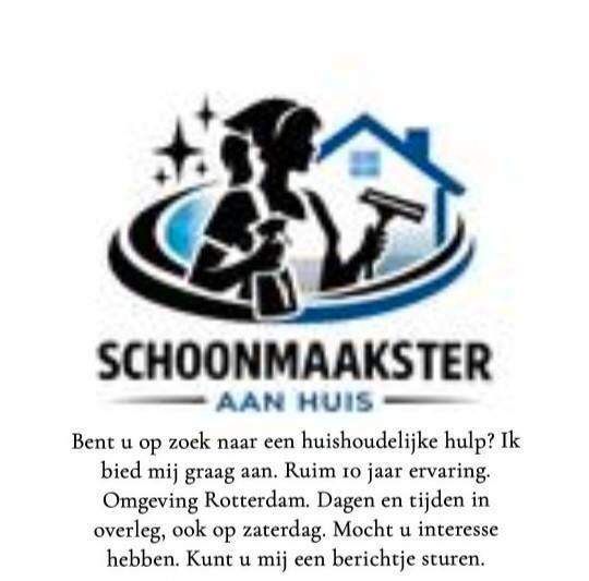 Huishoudelijke hulp aangeboden, Vacatures, Vacatures | Schoonmaak en Facilitaire diensten, Vanaf 10 jaar, Geschikt als bijbaan