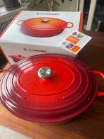 Le Creuset Signature Ovale Braadpan 40cm Nieuw, Nieuw, Ophalen of Verzenden, Koekenpan of Braadpan, Gietijzer