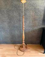 Wortmann & Fitz antieke houten lampenpoot met 2 lichtpunten, Ophalen