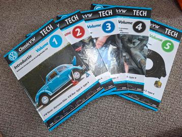 Classic vw technisch handboek vol 1, 2, 3, 4, 5 beschikbaar voor biedingen