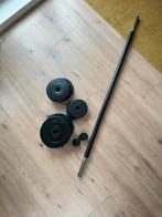 Halterset 17,5 KG kunststof, Sport en Fitness, Fitnessmaterialen, Ophalen, Zo goed als nieuw, Halterset