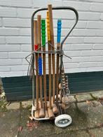 Vintage croquet spel in originele staat, Ophalen of Verzenden