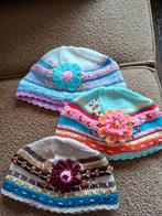 Handgemaakte Gebreide Muts met Bloem, Nieuw, Pet, Handgemaakt, One size fits all