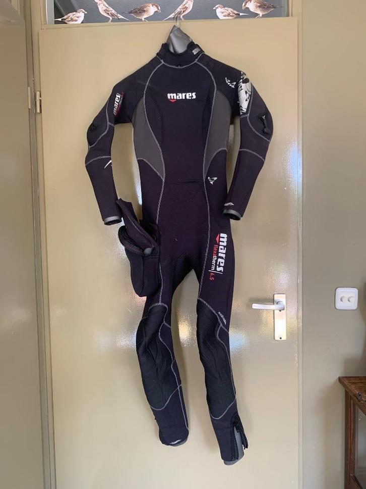 Duikpak dames semi dry Mares 6,5, Watersport en Boten, Duiken, Zo goed als nieuw, Duikpak, Ophalen