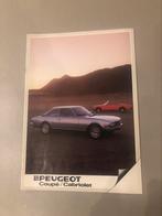 Folders Peugeot 504 cabrio/coupe, Gelezen, Peugeot, Ophalen of Verzenden