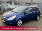 Opel Corsa 1.4-16V Enjoy 90PK! NL AUTO NAP! Airco l MTF-stuu, Auto's, Opel, Voorwielaandrijving, Stof, Gebruikt, Zwart