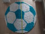 Voetbal vloerkleed (blauw) te koop!, Blauw, 200 cm of meer, Ophalen of Verzenden, Zo goed als nieuw
