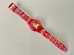 Swatch Red Knit Christmas Limited Edition, Kunststof, Polshorloge, Swatch, Kunststof