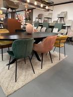 Velvet kuipstoel - eetkamerstoel velvet - velours stoelen, Ophalen, Nieuw, Stof, Vijf, Zes of meer stoelen