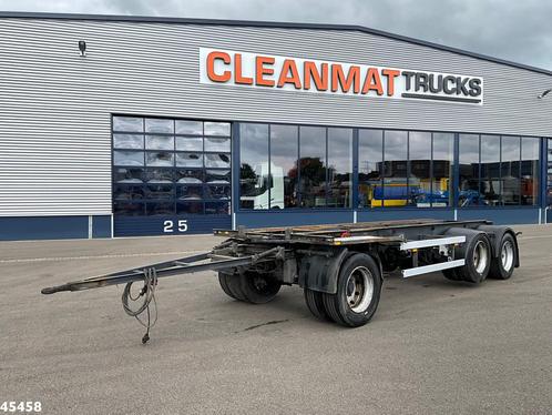 Ligthart 3-assige container aanhangwagen (bj 2000), Auto's, Vrachtwagens, Te koop, ABS, Aanhangers en Opleggers, Overige brandstoffen