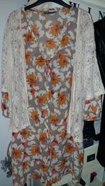 DIDI tuniek /jurk xl lila beige oranje bloemen, Kleding | Dames, Beige, Ophalen of Verzenden, Zo goed als nieuw, Maat 46/48 (XL) of groter