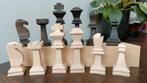 Vuren schaakset, Huis en Inrichting, Woonaccessoires | Zuilen en Pilaren, Ophalen of Verzenden, Zo goed als nieuw