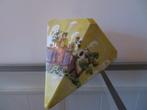 Antieke Art-Deco lampenkap met Oosterse voorstelling, Huis en Inrichting, Lampen | Lampenkappen, Overige kleuren, 25 tot 50 cm