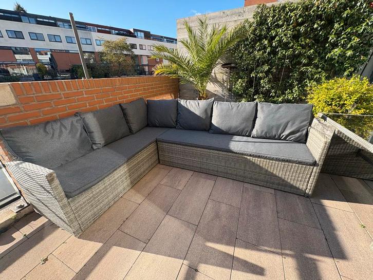 Tuinkussenset in zeer goede staat, Tuin en Terras, Tuinsets en Loungesets, Zo goed als nieuw, Tuinset, Overige materialen, Ophalen of Verzenden