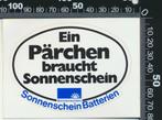 Sticker: Sonnenschein Batterien - Parchen, Ophalen of Verzenden, Zo goed als nieuw, Auto of Motor