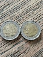 2X 2 euro 2002 Dante alighieri munt, zeldzaam, Postzegels en Munten, Munten | Europa | Euromunten, Ophalen of Verzenden, Italië