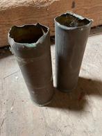 2 hulzen 30 cm, Verzamelen, Militaria | Tweede Wereldoorlog, Ophalen, Landmacht, Overige gebieden, Hulzen of Bodemvondsten