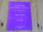 Herman nieland - elementaire polyphone studies, Gebruikt, Ophalen of Verzenden, Artiest of Componist, Piano