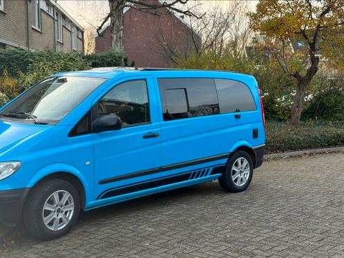 Mercedes-Benz Vito camper 2010 Blauw~airco~nw banden~118dkm, Auto's, Mercedes-Benz, Particulier, Vito, ABS, Airbags, Android Auto