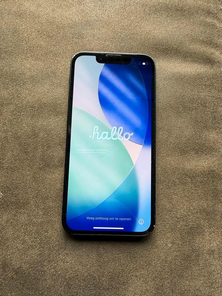 iPhone 13 mini 256GB - Zwart/Donkerblauw, Telecommunicatie, Mobiele telefoons | Apple iPhone, Gebruikt, 256 GB, Zonder abonnement