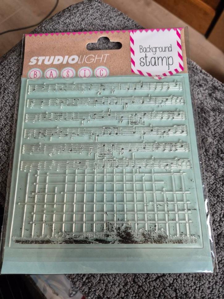 Studio Light Basic Achtergrond Stempel - Nieuw, Hobby en Vrije tijd, Stempelen, Nieuw, Clearstamp, Ophalen of Verzenden