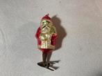 Antieke glazen kerstman op knijper, Diversen, Ophalen of Verzenden, Gebruikt