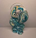 Gesigneerd glas kunstwerk uit Malta, Ophalen of Verzenden