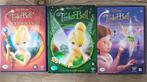 3 Tinkerbell Disney dvd's, Amerikaans, Alle leeftijden, Ophalen of Verzenden, Zo goed als nieuw