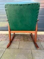 Webe schommelstoel, Huis en Inrichting, Stoelen, Sixties, Gebruikt, Hout, Bruin