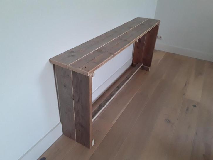 Nieuw gemaakte side table voor achter een bank of elders., Huis en Inrichting, Tafels | Sidetables, Nieuw, 25 tot 50 cm, Rechthoekig