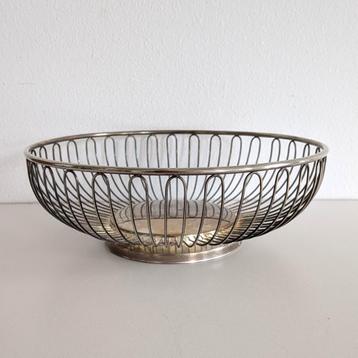 Vintage verzilverd mandje mand broodmand fruitmand Alessi ? beschikbaar voor biedingen