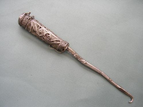 Zilveren werk naald - ca. 1800 - bodemvondst, Antiek en Kunst, Antiek | Goud en Zilver, Zilver, Ophalen of Verzenden