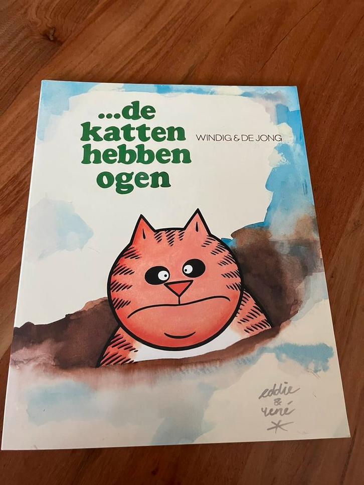 DE KATTEN HEBBEN OGEN, Boeken, Stripboeken, Zo goed als nieuw, Eén stripboek, Ophalen of Verzenden